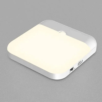 Rechargeable LED Motion Sensor Night Light - Wireless Cabinet & Staircase Lamp for Kitchen & Wardrobe